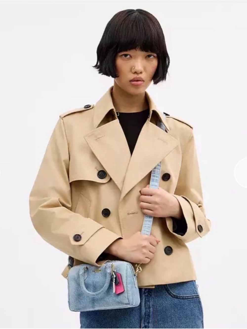 Coach denim mini Rowan - Picture 2 of 3